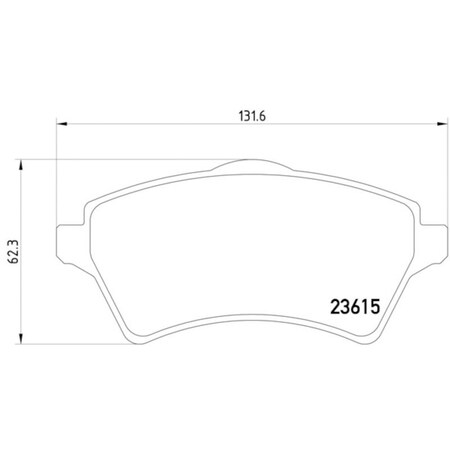 Pagid Brakes Disc Brake Pad, 355009761 355009761